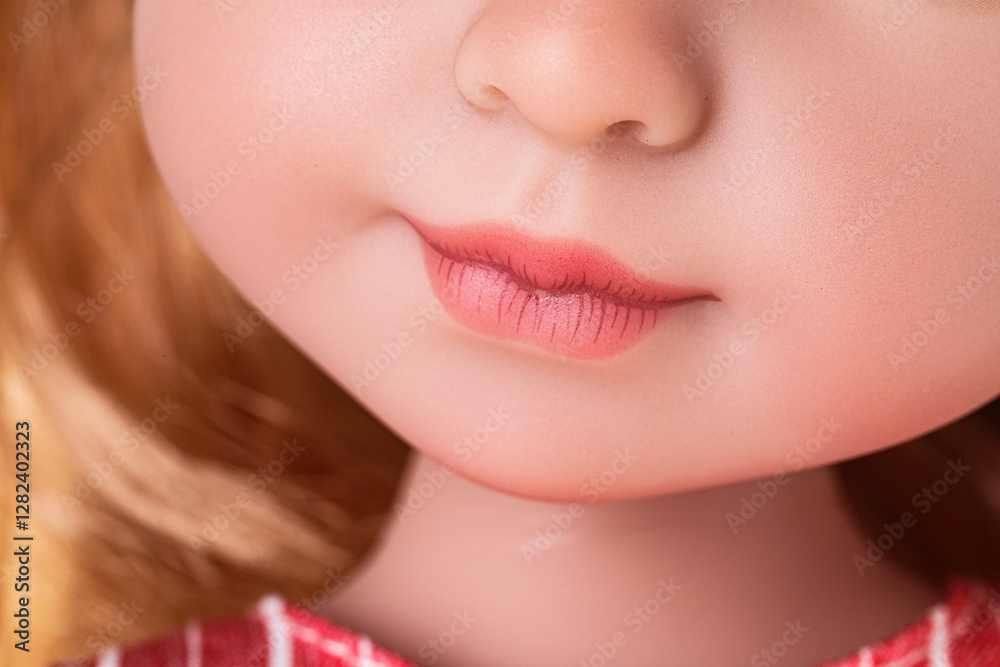 Fototapeta premium Closeup view of beautiful doll. Children's toy