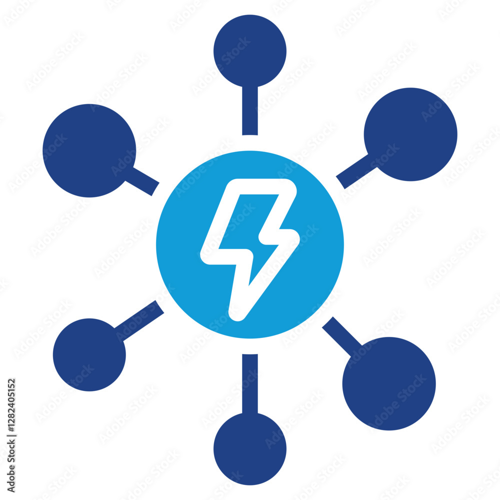Channel Conflict Dual Tone Icon Channel Conflict Dual Tone Icon