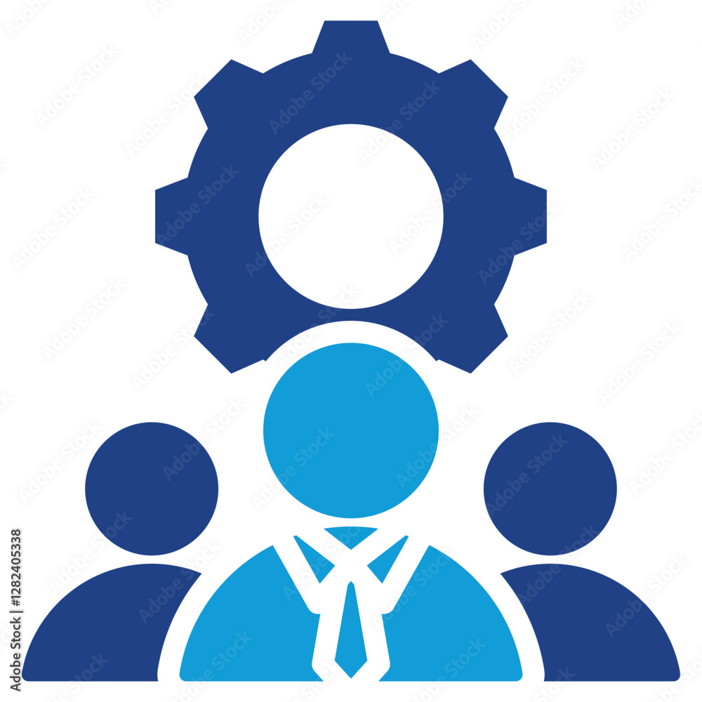Sales Force Management Dual Tone Icon Sales Force Management Dual Tone Icon