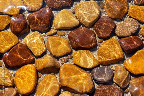 natural texture of agitated sea surface