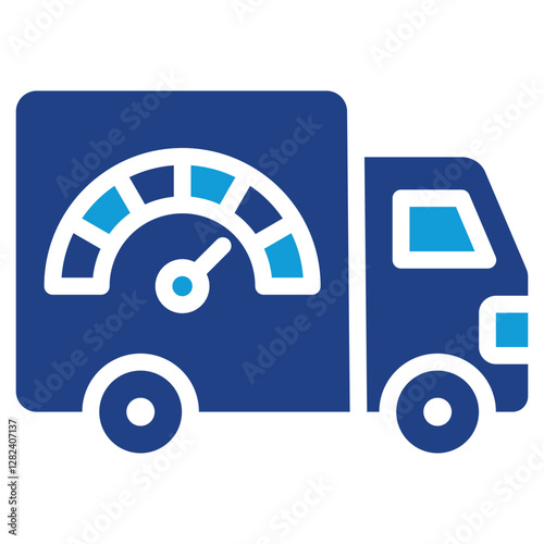 Delivery Performance Dual Tone Icon