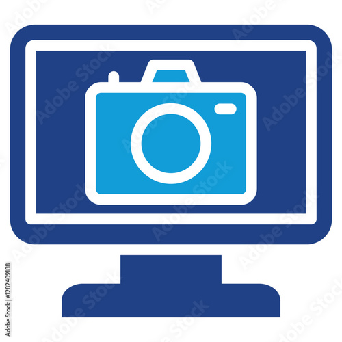 Online Photography Dual Tone Icon