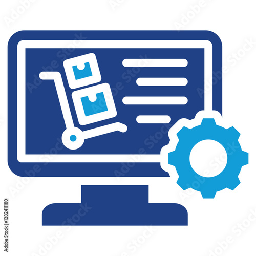 Procurement Software Dual Tone Icon