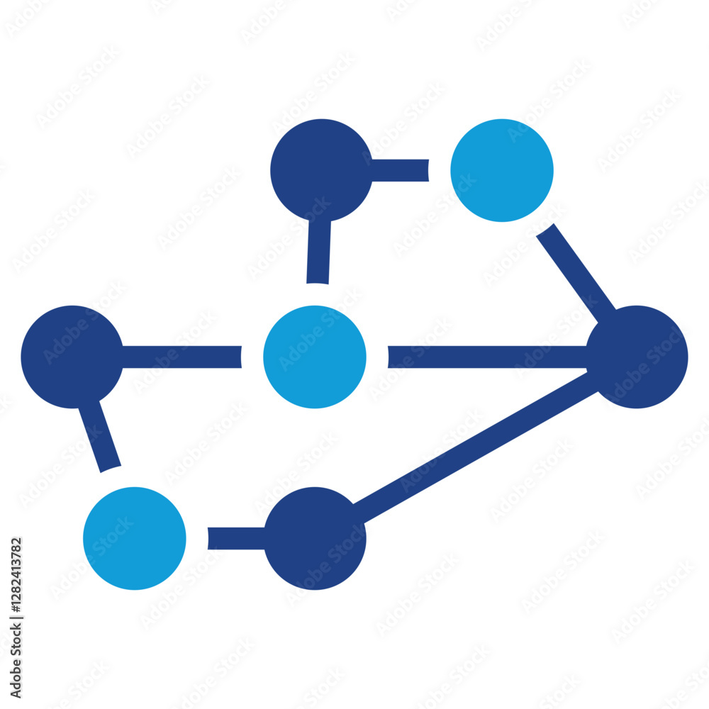 Critical Path Method Dual Tone Icon Critical Path Method Dual Tone Icon