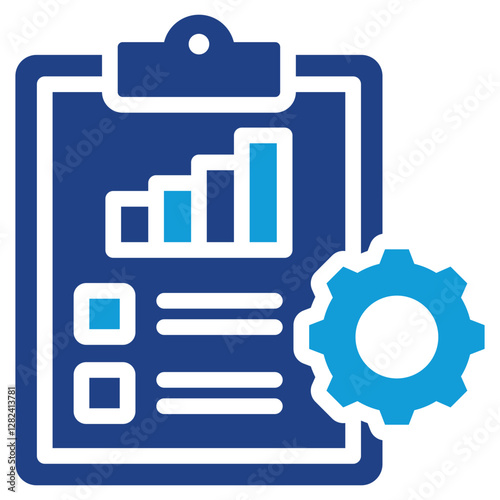Project Reporting Dual Tone Icon