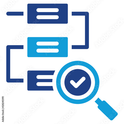 Post Project Review Dual Tone Icon