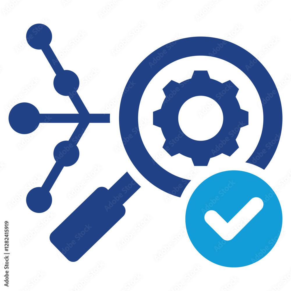 Root Cause Corrective Action Dual Tone Icon Root Cause Corrective Action Dual Tone Icon