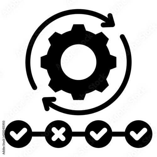Control Phase Solid Black Icon