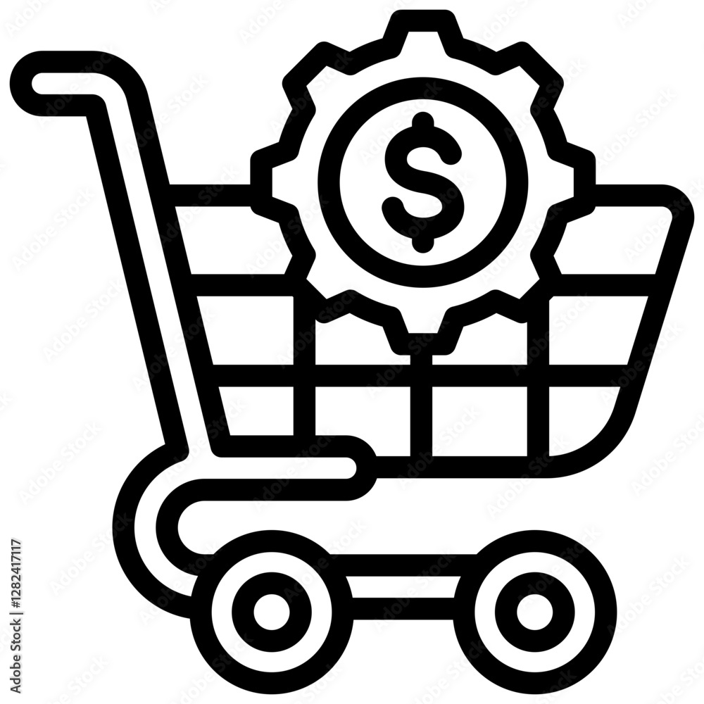 Procurement Outline Icon Procurement Outline Icon