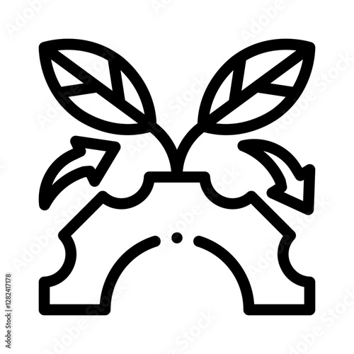 biodiversity line icon