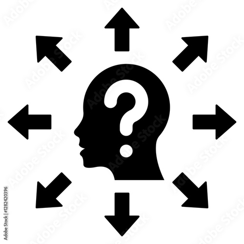 External Factor Solid Black Icon