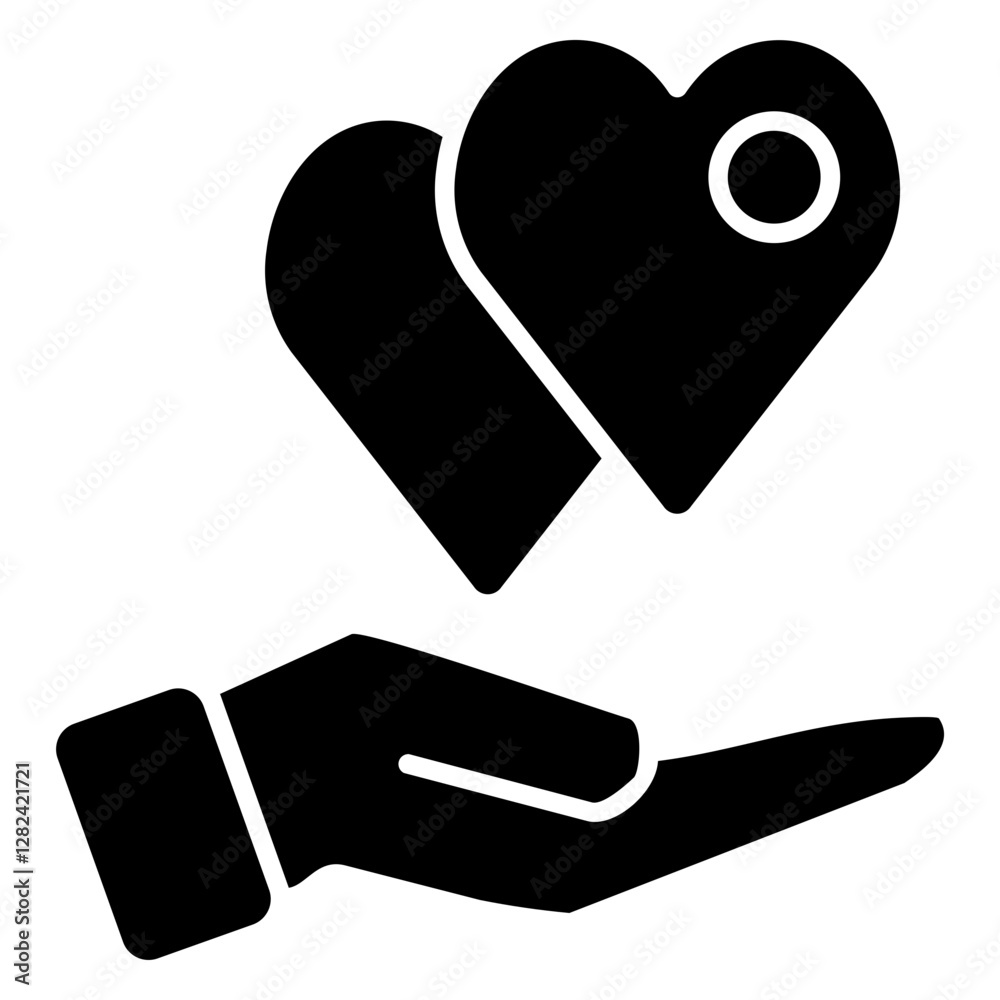 generosity icon glyph generosity icon glyph