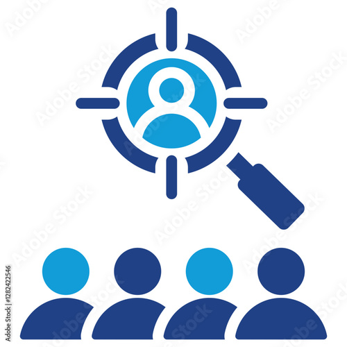 Candidate Sourcing Dual Tone Icon