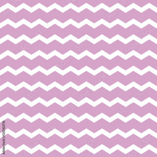 Zigzag lilac and white Seamless Pattern texture