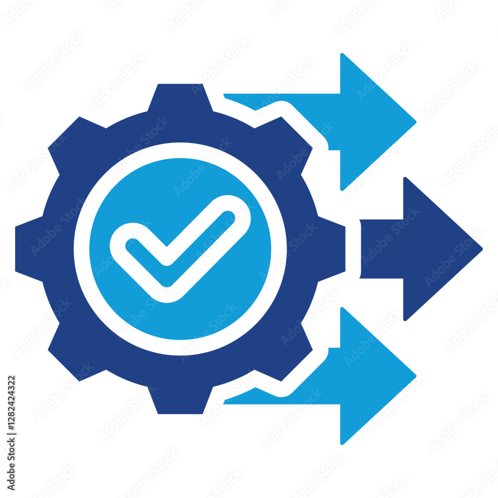 Process Optimization Dual Tone Icon Process Optimization Dual Tone Icon