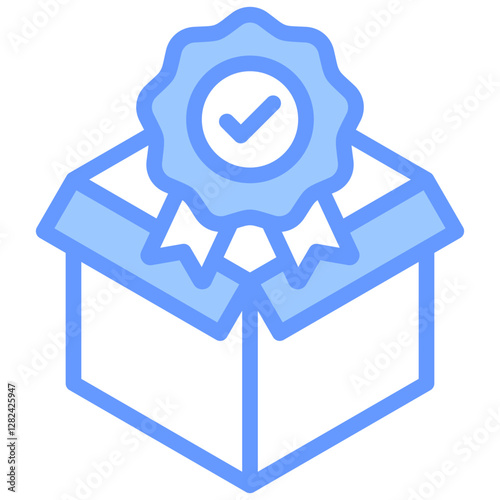 Cost Of Quality Lineal Blue Icon