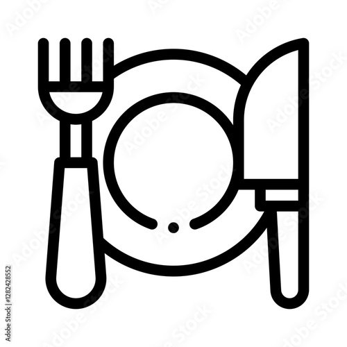 dining line icon