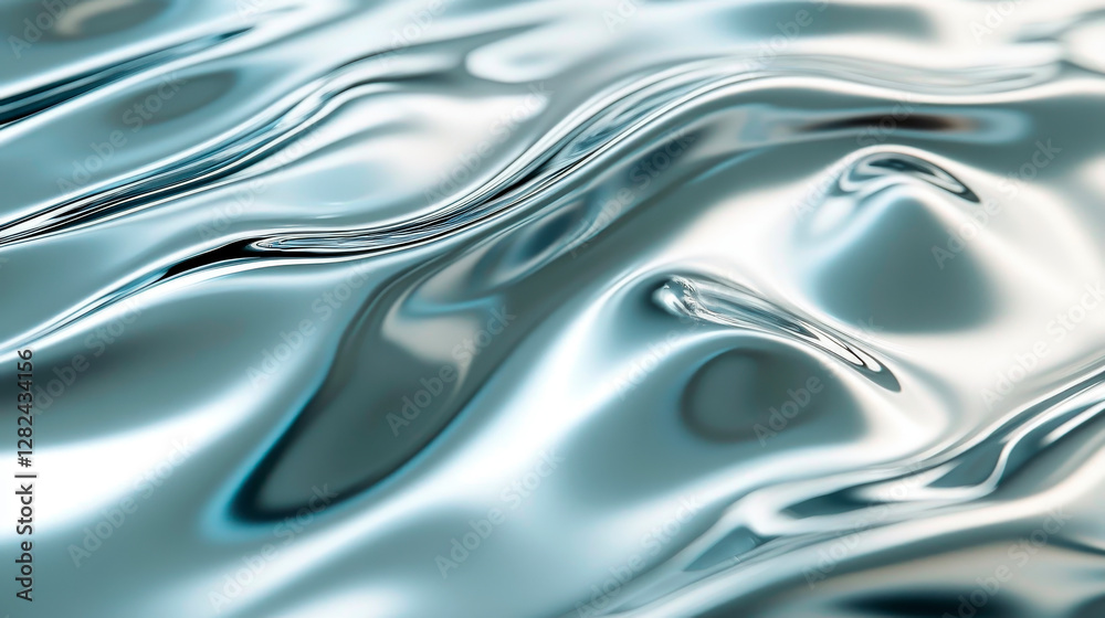 Reflective Surfaces with Ripples and Light Refractions Reflective Surfaces with Ripples and Light Refractions