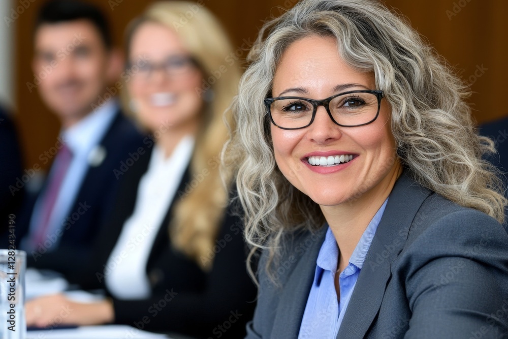 Multiracial business people having meeting Multiracial business people having meeting