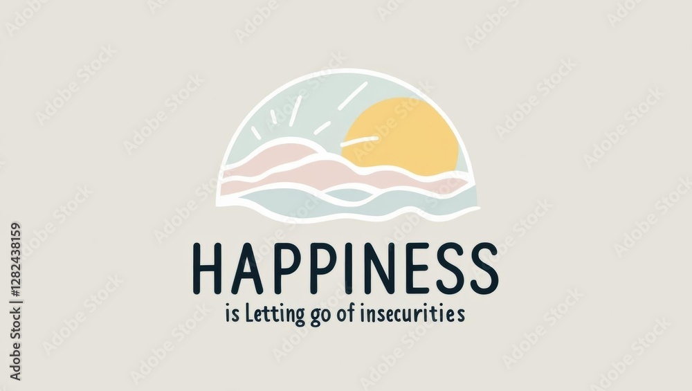 Happiness is letting go, A serene image symbolizing freedom from insecurities and the pursuit of happiness. Happiness is letting go, A serene image symbolizing freedom from insecurities and the pursuit of happiness.