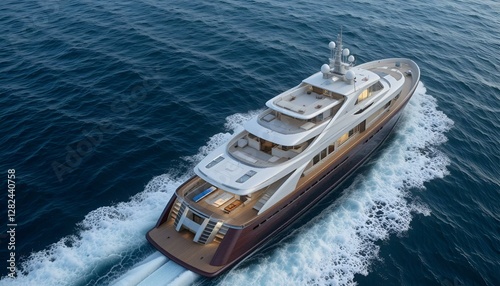 The yacht went out to sea