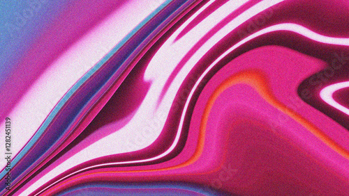 Abstract digital artwork featuring vibrant pink, magenta, and orange swirls with a smooth, fluid texture. The dynamic, flowing composition creates a modern, futuristic, and energetic visual impact.