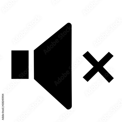 Mute Sound Speaker Icon