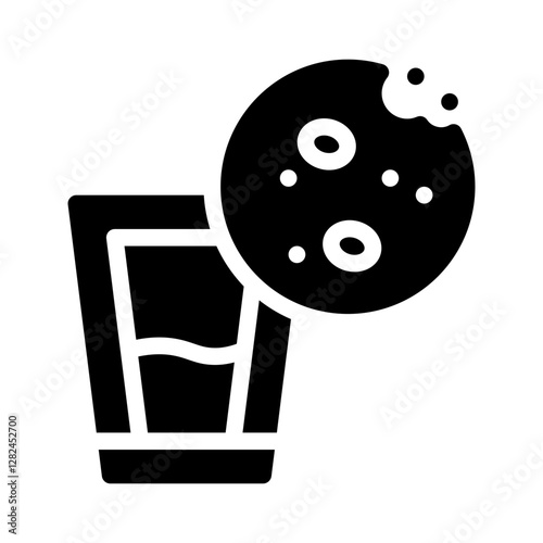 gaming snacks glyph icon