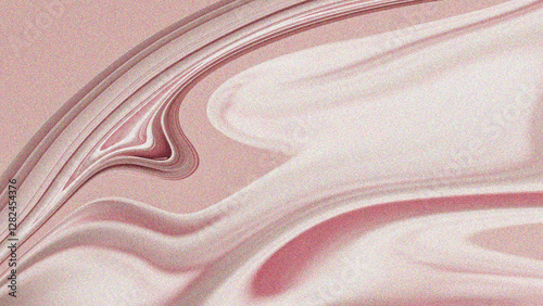 A soft and elegant abstract design with flowing waves of pastel pink and beige. The smooth textures and organic movement create a dreamy, sophisticated, and calming visual effect.
