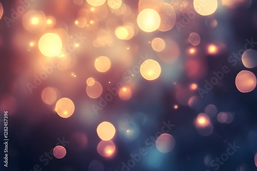 Dreamy Sunset Glow with Soft Focus Rays of Ethereal Light