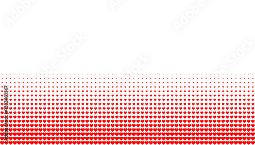 abstract heart halftone background vector