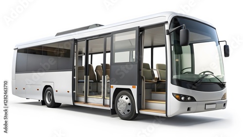 Modern Coach Bus Transportation Vehicle