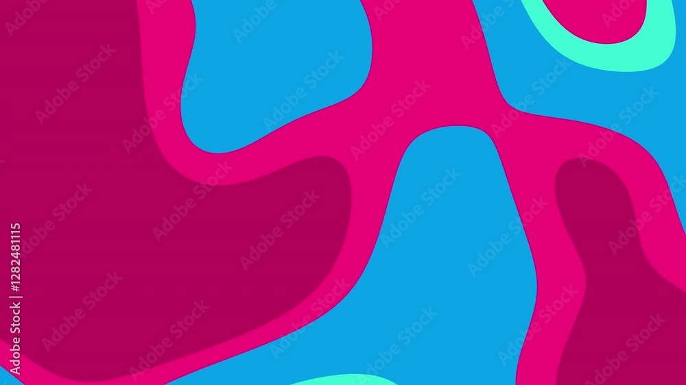 Abstract geometric design in blue, pink, and green, suitable for backgrounds, posters, websites, and modern artistic projects. Great for contemporary digital designs. animate Abstract geometric design in blue, pink, and green, suitable for backgrounds, posters, websites, and modern artistic projects. Great for contemporary digital designs. animate