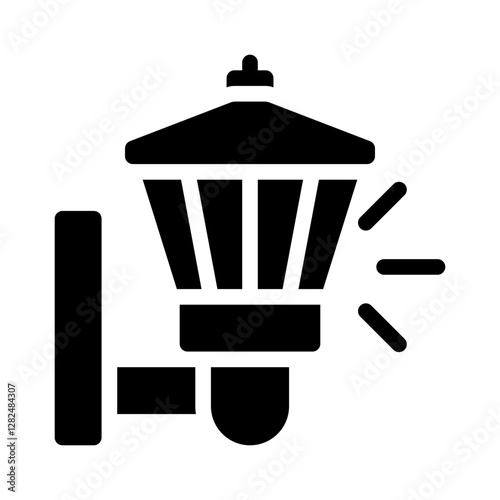 stone pathway glyph icon