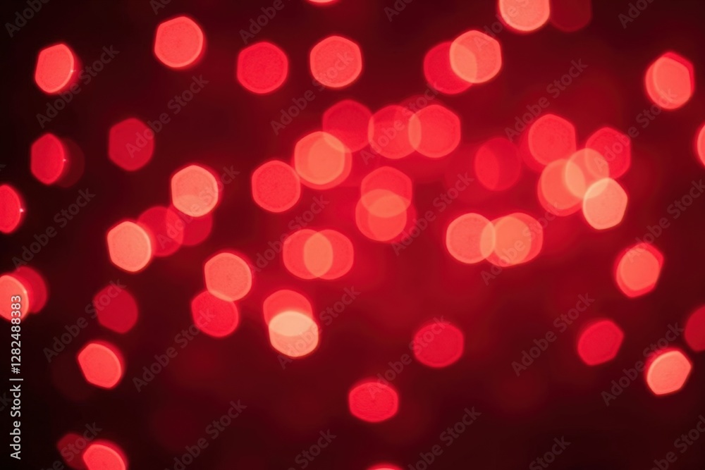 A Captivating Scene of Softly Blurred Red Bokeh Lights Creating a Warm, Inviting Atmosphere Suitable for Celebrations or Romantic Settings A Captivating Scene of Softly Blurred Red Bokeh Lights Creating a Warm, Inviting Atmosphere Suitable for Celebrations or Romantic Settings
