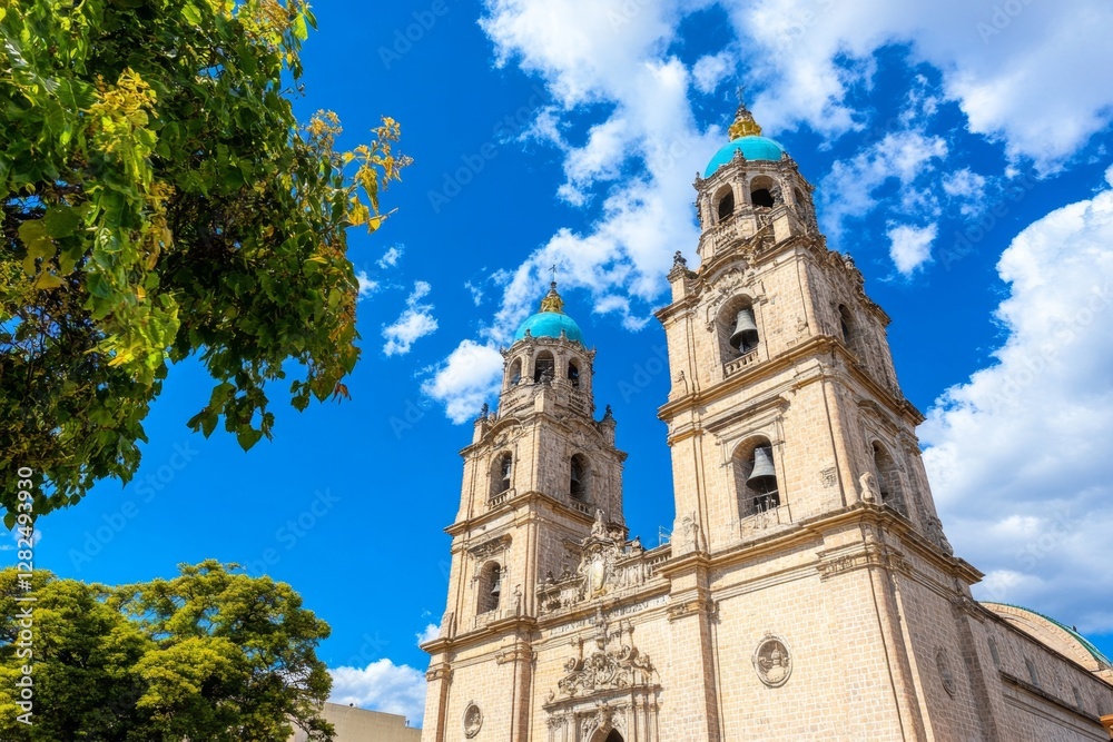 Fototapeta premium Zocalo Square and Mexico City Cathedral - Mexico City, Mexico