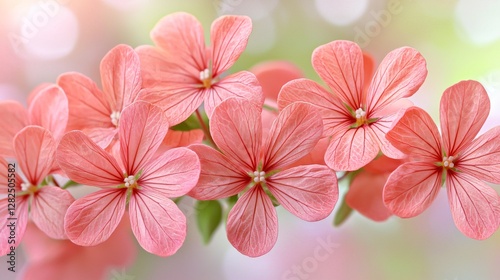 Wallpaper Mural Pink flowers, close-up, garden, blurred background, spring Torontodigital.ca