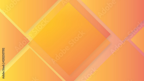 Abstract background vector orange background with stripes digital element paper surface. bright gradient triangular geometric art and design