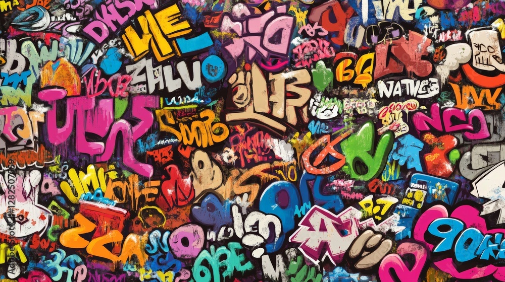 Vibrant Digital Graffiti Collage from Around the World Vibrant Digital Graffiti Collage from Around the World
