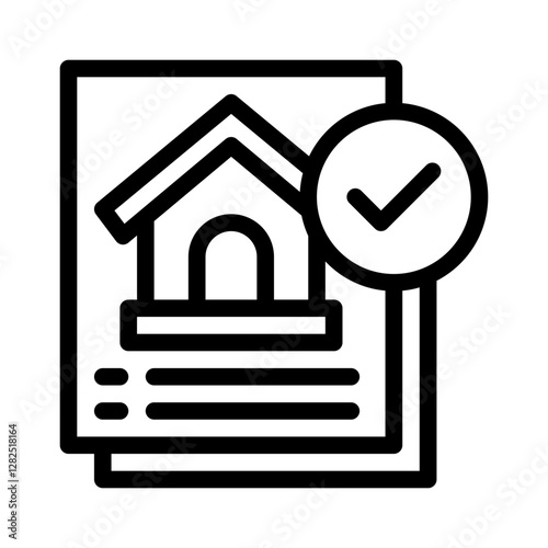 tenant screening line icon