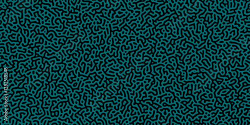 Abstract Reaction-diffusion Turing pattern natural texture colorful gradient color scheme. Linear design with biological algorithm psychedelic background. Reaction-diffusion or truing patter