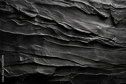 Abstract background of old wood, black color with visible patterns and textures, detailed, high resolution, natural lighting, low contrast, cool tones, macro photography. Textured dark wooden surface,