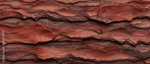 Textured brown bark with deep grooves and ridges.