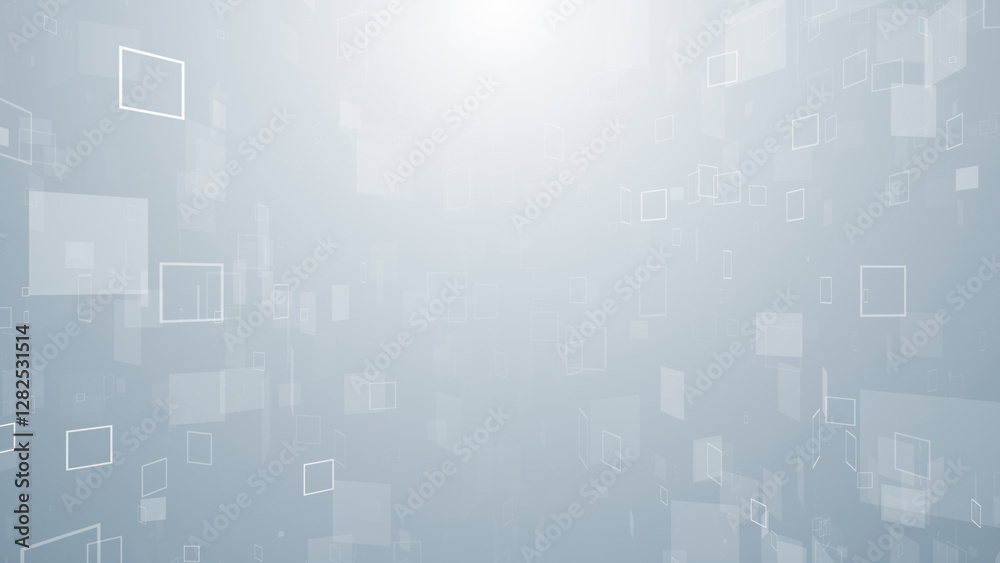 Fototapeta premium Blurred Translucent Squares Business Corporate Background