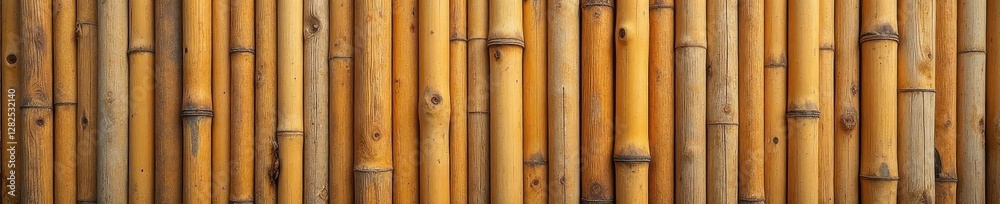 Close-up of weathered bamboo wall, showing intricate detail, photography, shadow, shot Close-up of weathered bamboo wall, showing intricate detail, photography, shadow, shot