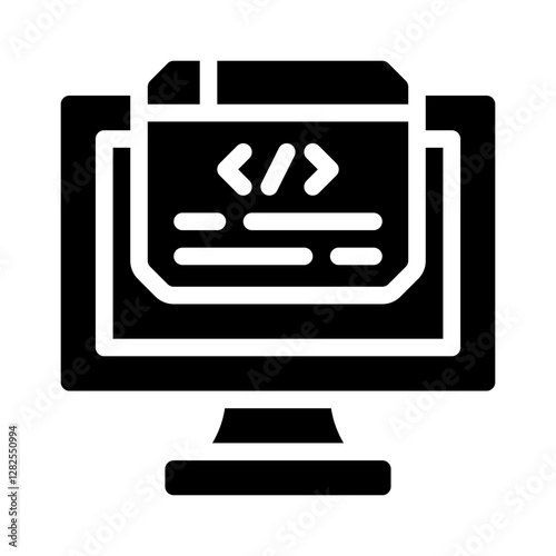 frontend glyph icon