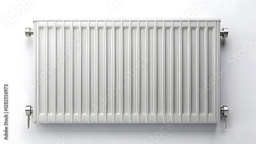 Wallpaper Mural White Radiator on White Background Torontodigital.ca