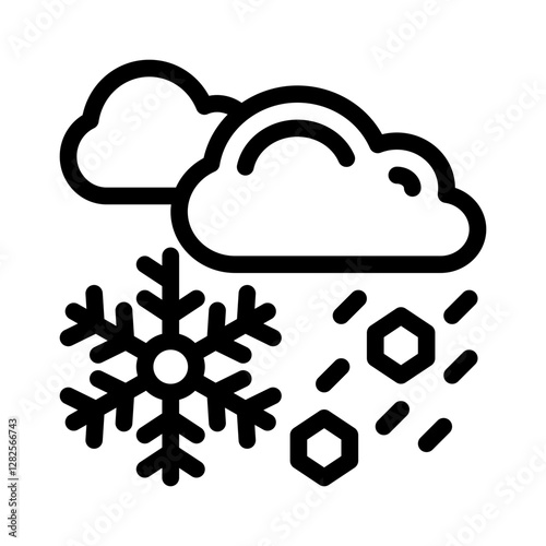 snow line icon