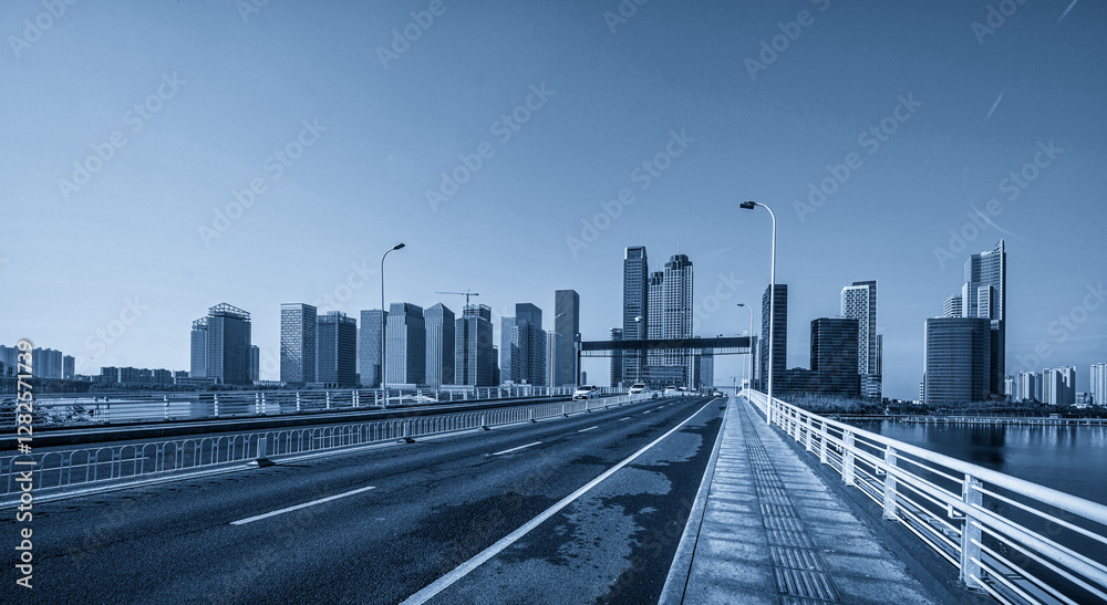Serene Urban Cityscape: A Panoramic View of Modern Architecture Serene Urban Cityscape: A Panoramic View of Modern Architecture