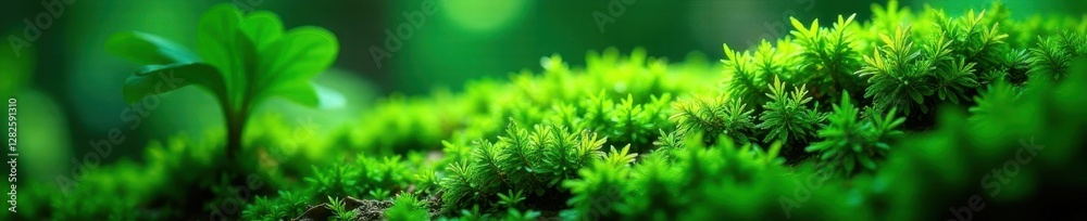 Lush green moss texture, vibrant emerald hues, macro, growth, natural Lush green moss texture, vibrant emerald hues, macro, growth, natural